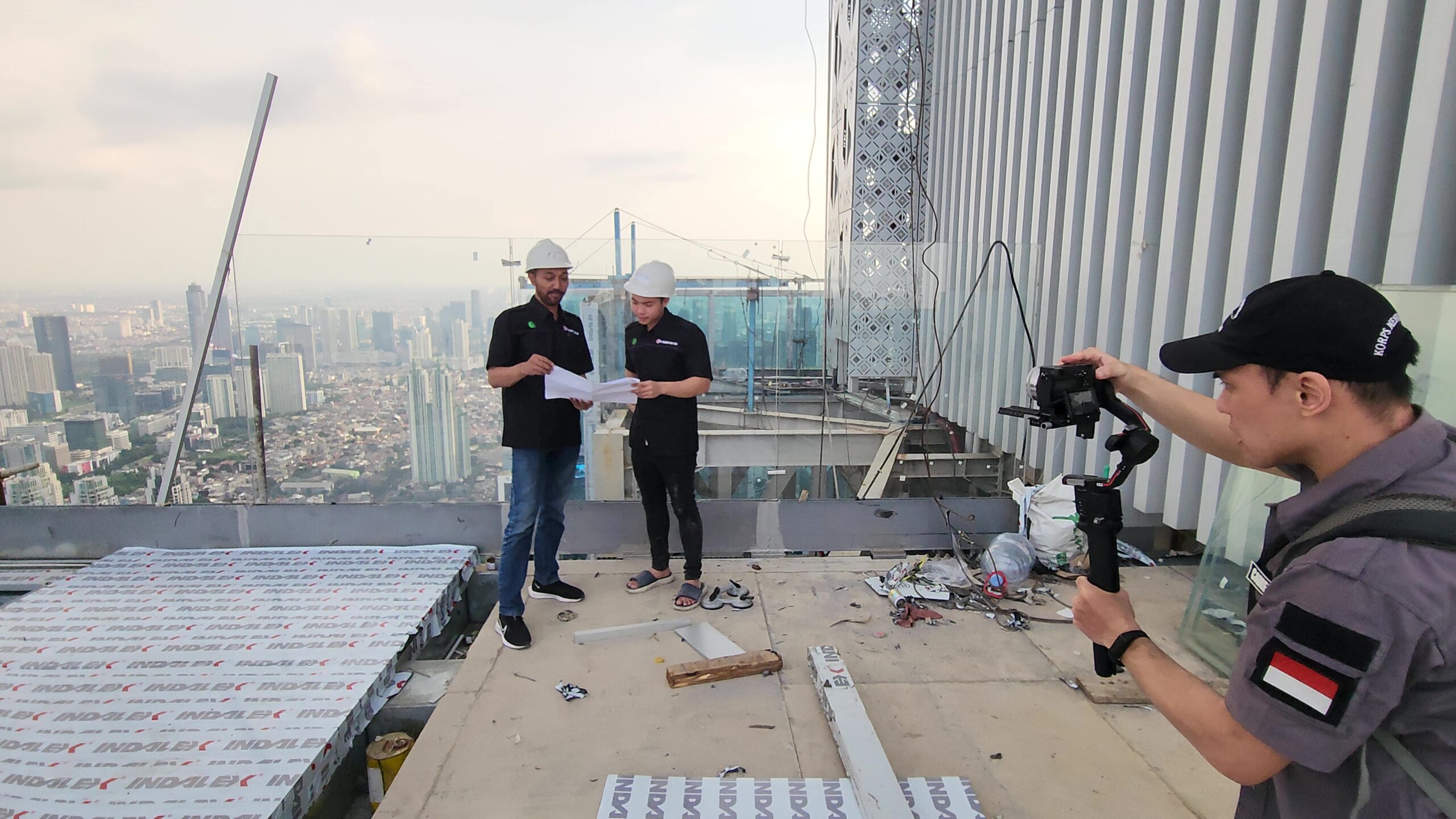 Behind The Scene Jasa Pembuatan Video Company Profile Konstruksi di Thamrin Nine Autograph Tower Jakarta