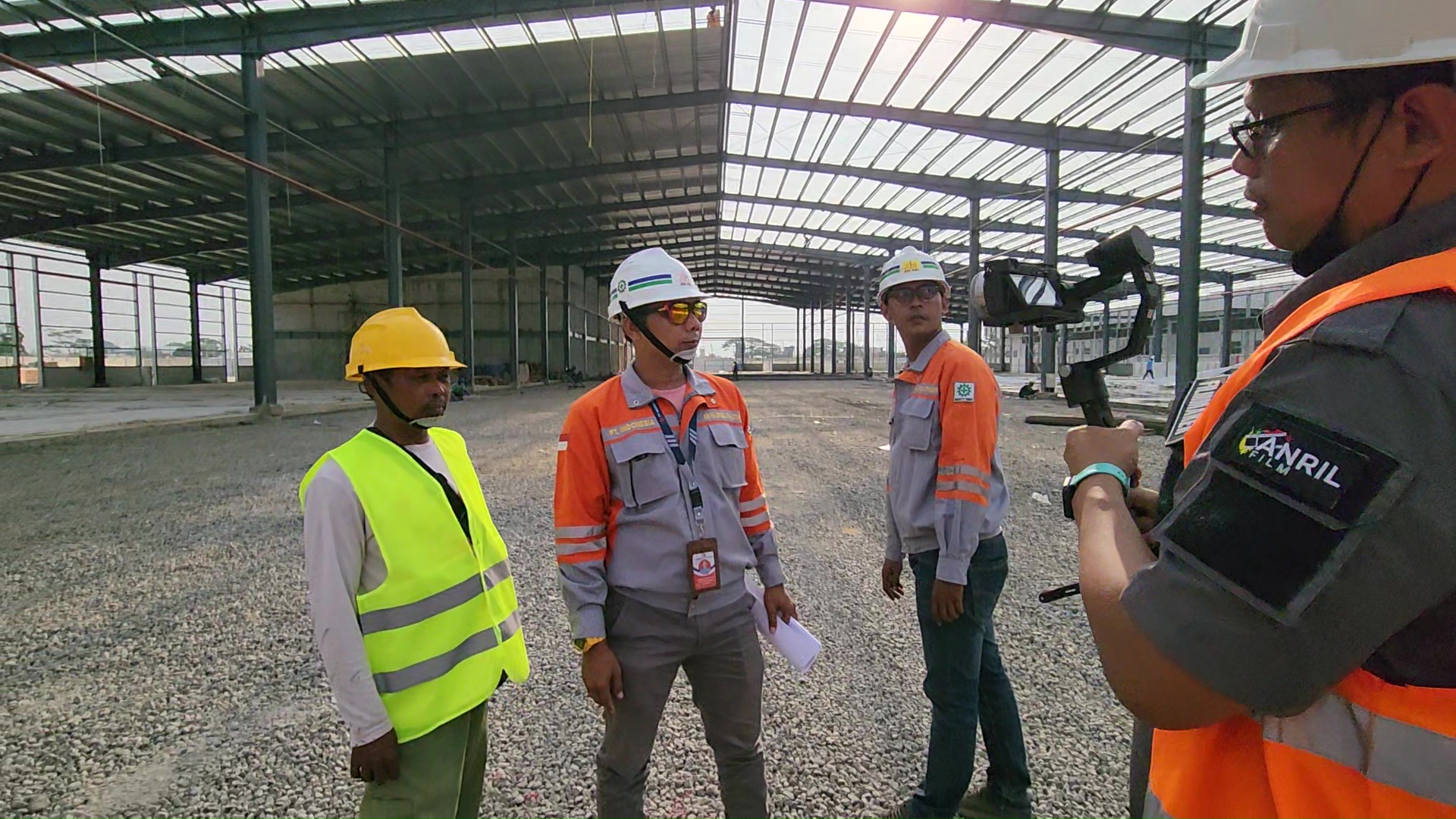 Proses Jasa Pembuatan Video Company Profile EPC Contractor PT. Indonesia Xinhai Steel Structure